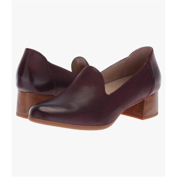 Dansko Shoes - Dansko Women's Preston Wine Burnished Ankle-High Pump Size 39 EU